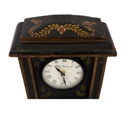 Antique Painted Tabletop Home Decor Clock