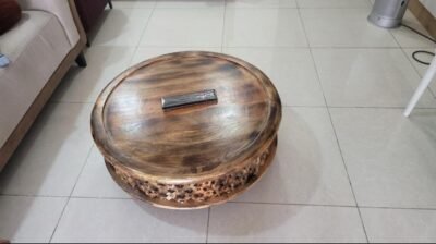 Wooden Round Coffee Table-Central Table photo review