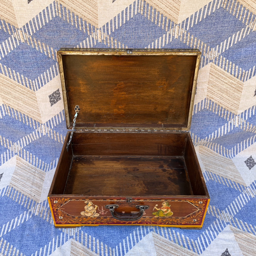 Buy Antique Wooden Trunk Box Online at Best price in India