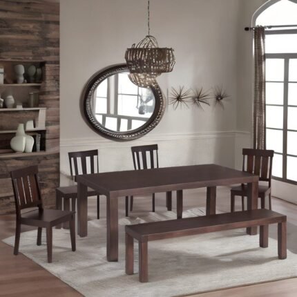Wood Dining Table set, Solid Wood Dining Table set