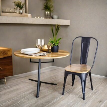 wooden dining table chair