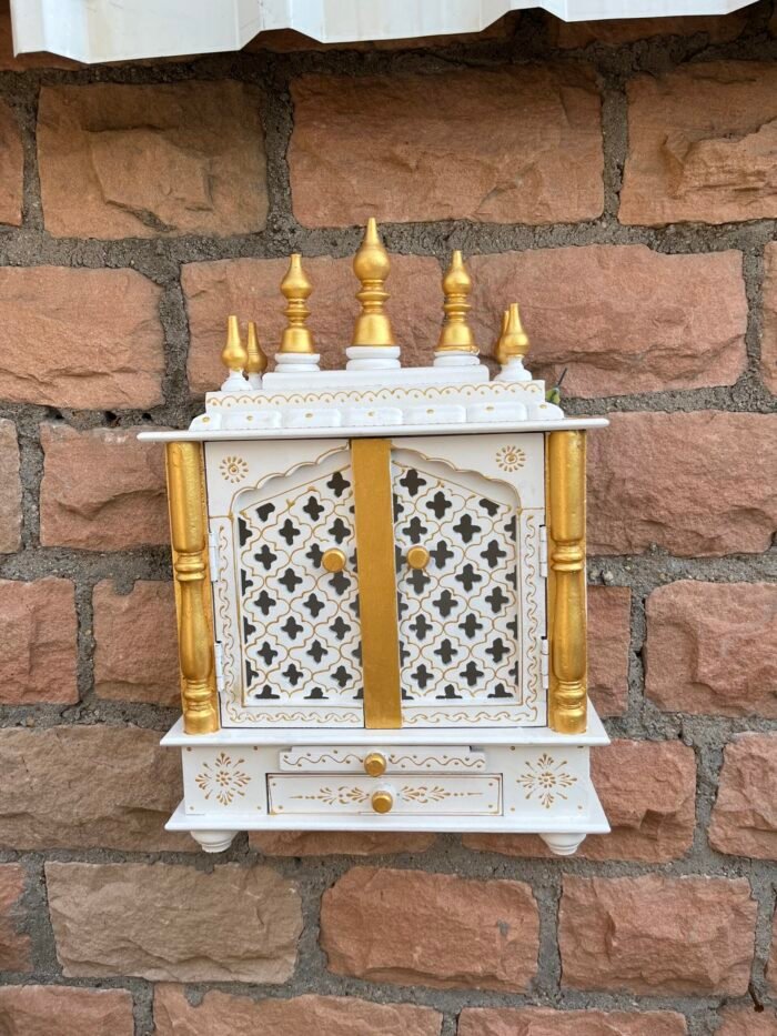 modern temple for home, wall mounted pooja mandir