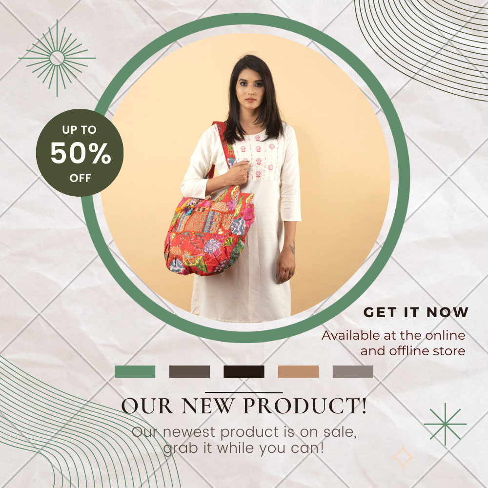 Multi Cotton Bag - Buy Multi Cotton Bag online in India