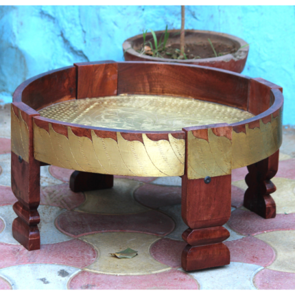 round cocktail table, wooden coffee table, solid wood coffee table