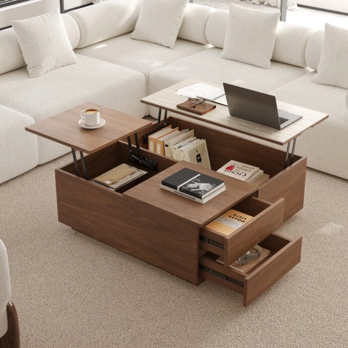 Modern Lift-Top Storage Coffee Table