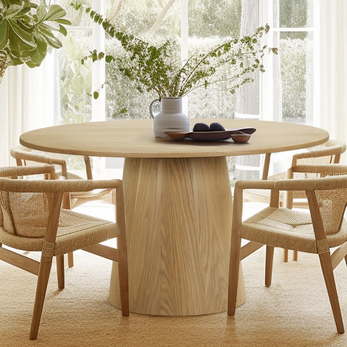 Dysis+52_+Solid+Oak+Round+Pedestal+Dining+Table-88545557 (5)