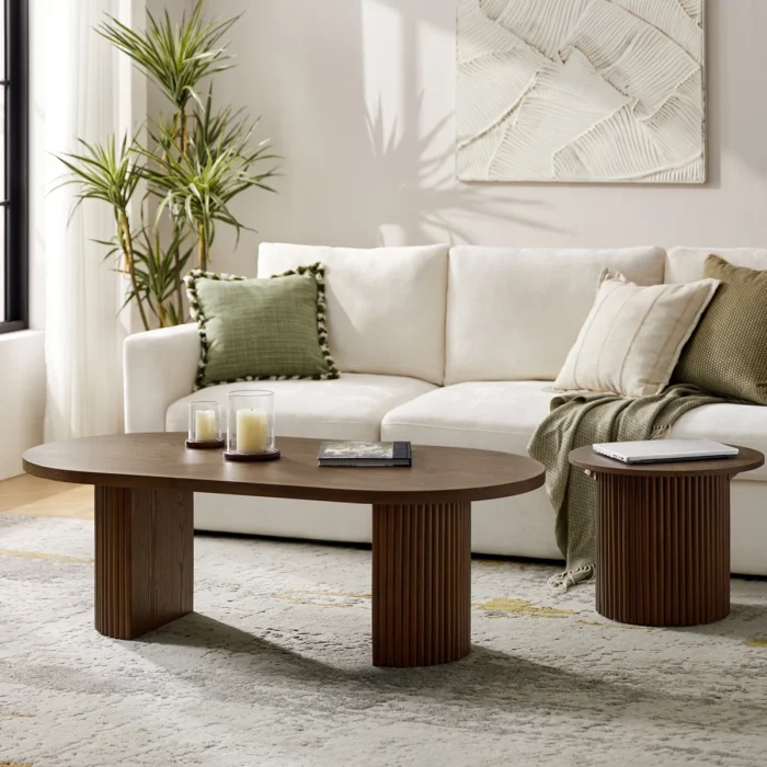 Merriman 53"W Modern Tall Coffee Table