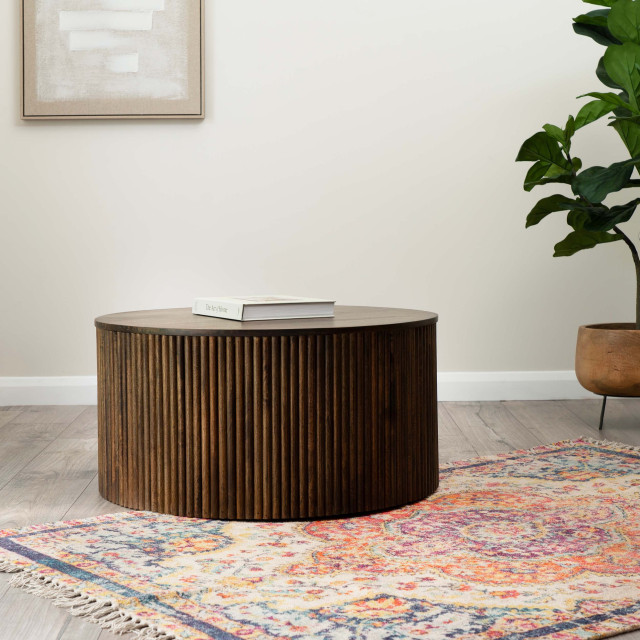 Wooden Round Coffee Table