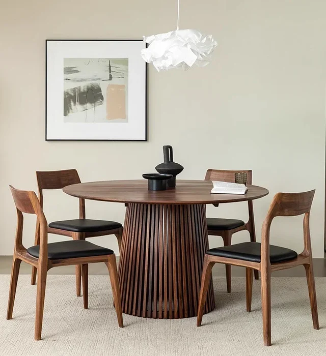 Wooden Dining Table With 4 Chair