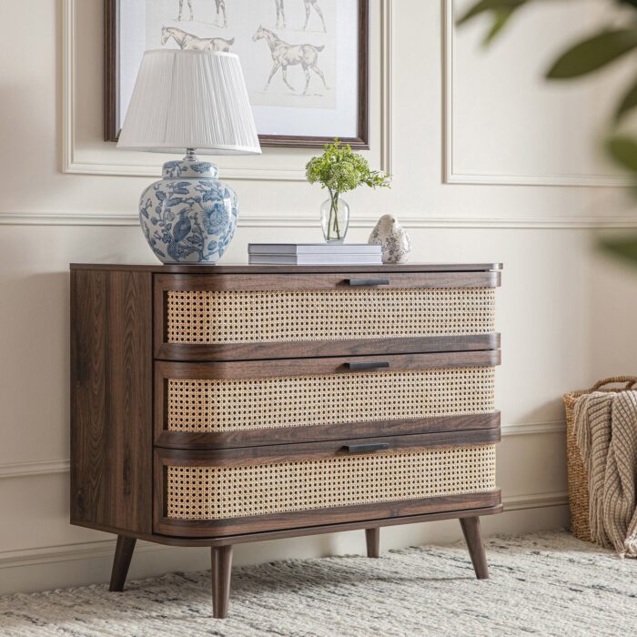 Canehaven Walnut Chest of Drawers