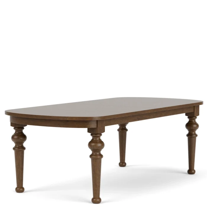 Wooden Turned Leg Dining Table