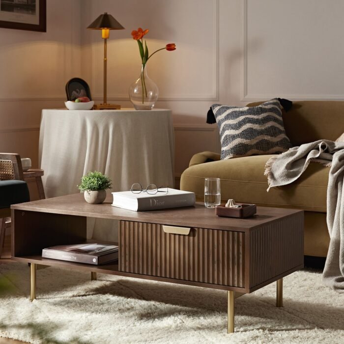 Oakridge Fluted Storage Coffee Table