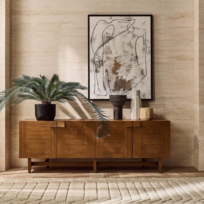 Coral Wooden Sideboard