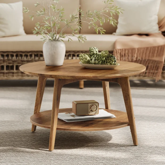 Aurelia Luxe Round Coffee Table