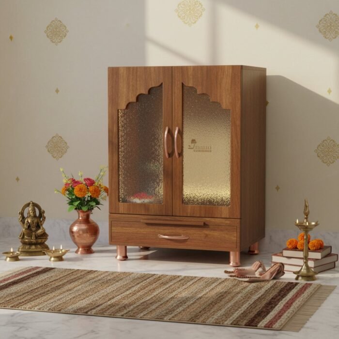 Wooden Pooja Mandir | Handicrafted Home Temple