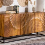 Wooden Carved Front Sideboard