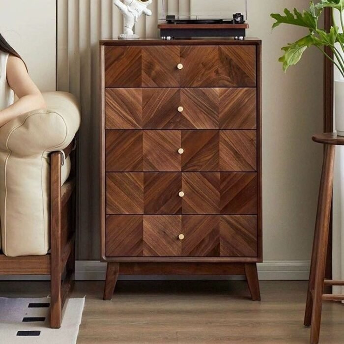 Sodario Walnut Chest of Drawers