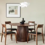 Wooden Dining Table With 4 Chair