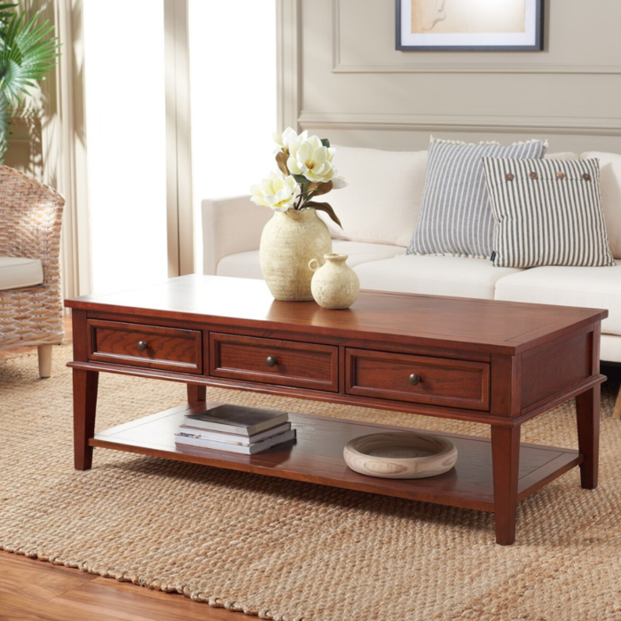 Wooden Central Coffee Table