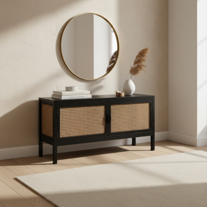 Wooden Door Sideboard Storage